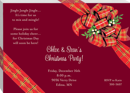 Extravaganza Great Holiday Package Invitations