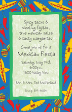 South Of The Border Sage Fiesta Invites
