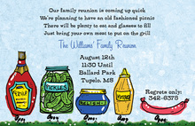 Sauces Picnic Invitations